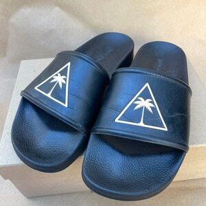 Black & White Palm Angels Slides never worn before